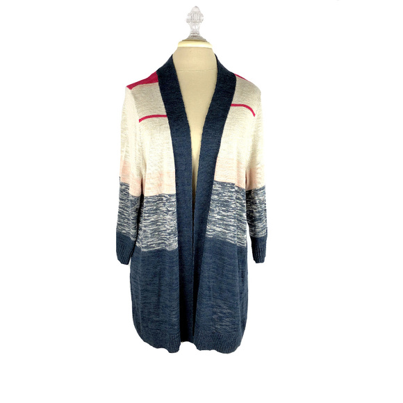 torrid Sweaters - Torrid NEW Long Knit Striped Sweater Cardigan
